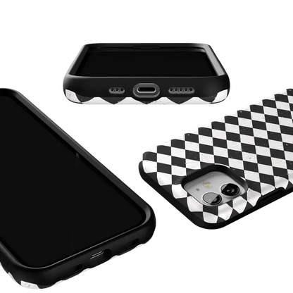 Salem's Hex | Black & White Checkered Case