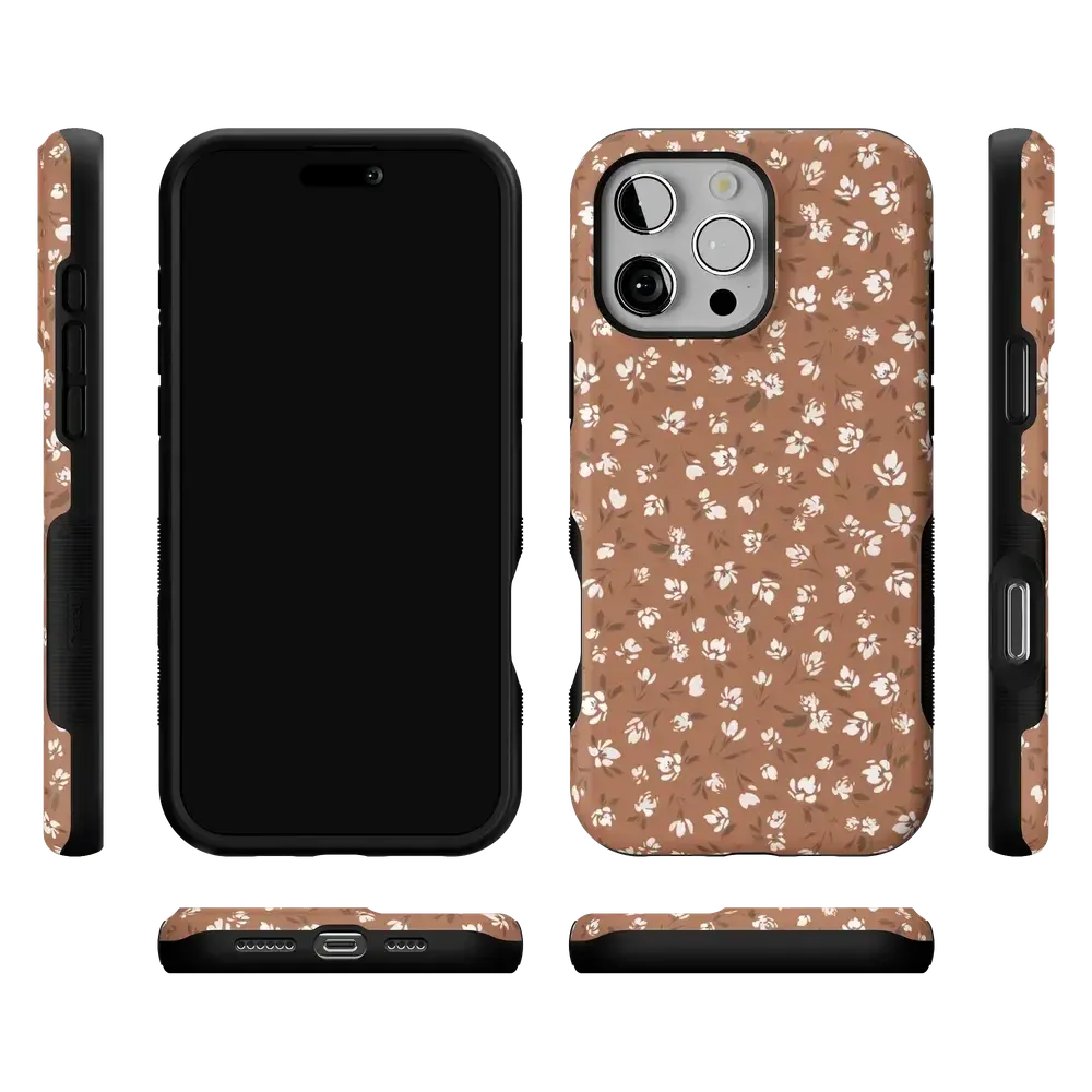 Mocha Meadow | Tiny Flowers Case