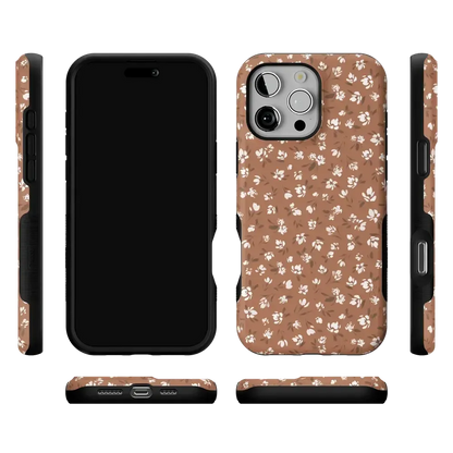 Mocha Meadow | Tiny Flowers Case