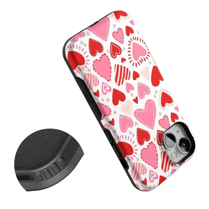 Love Struck | Heart Stickers Case