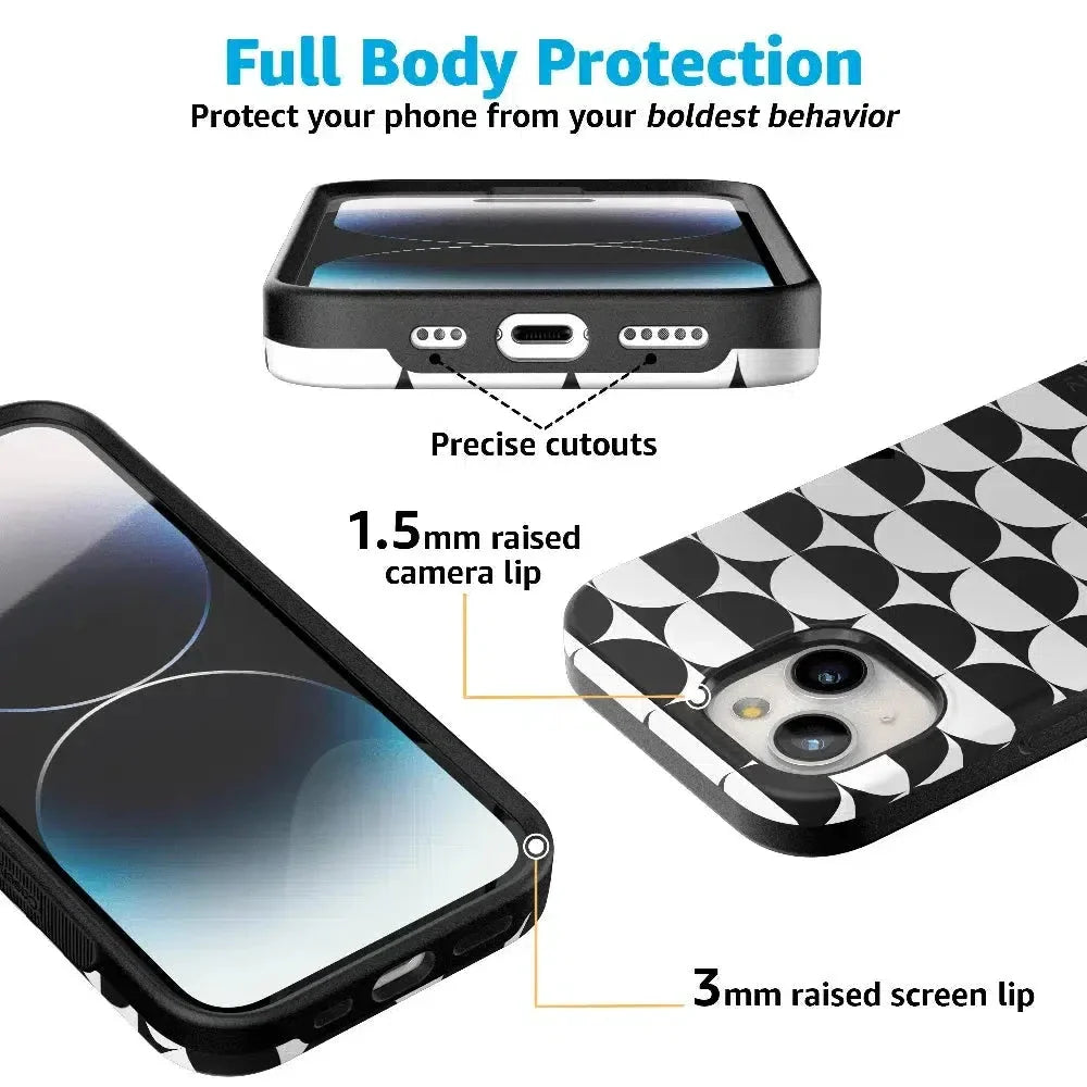 Half Moon | High Contrast Design Case