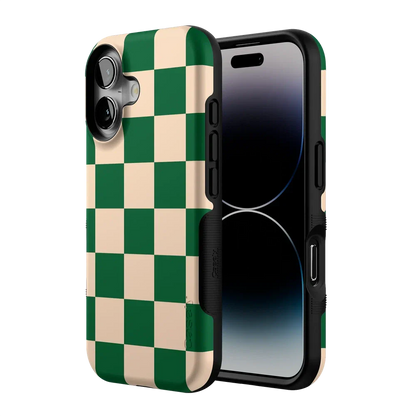 Fit Check | Green Checkerboard Case