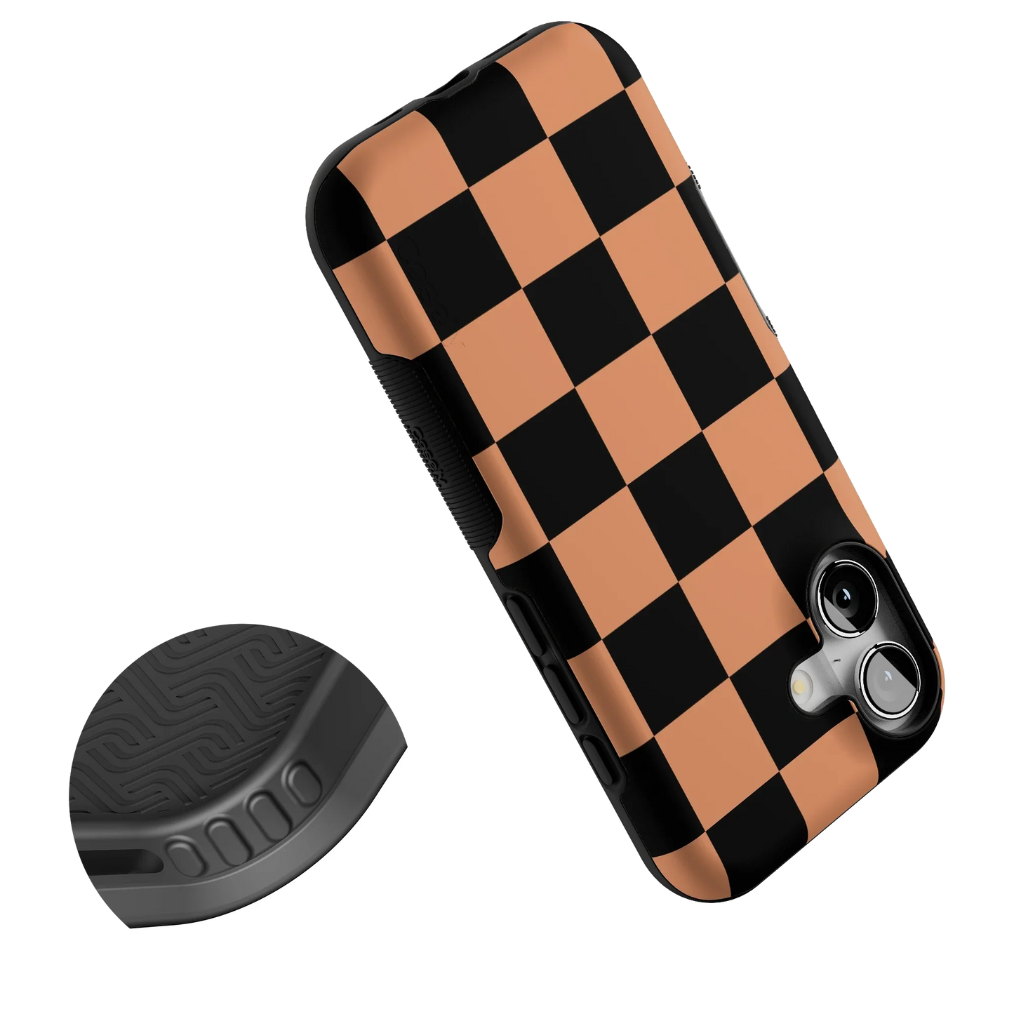 Fit Check | Black & Brown Checkerboard Case