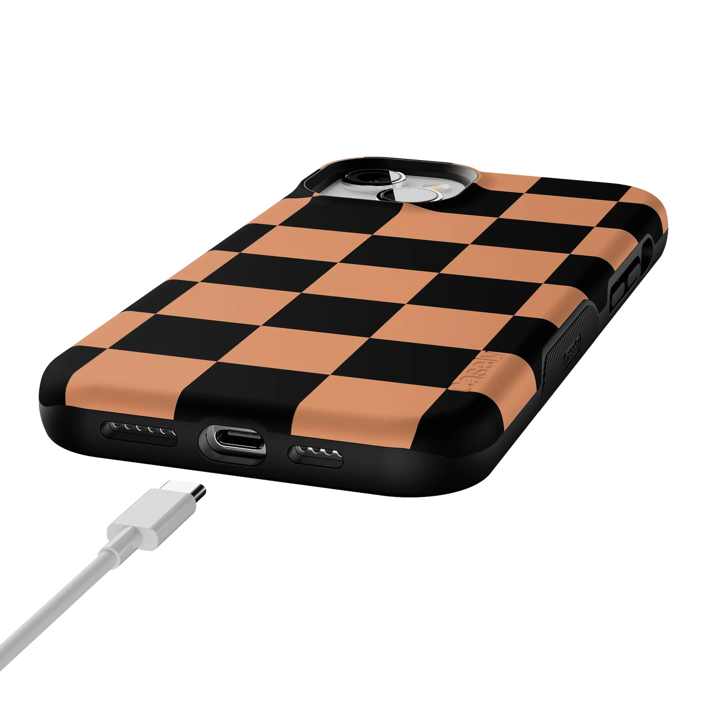 Fit Check | Black & Brown Checkerboard Case