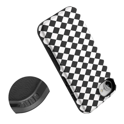 Salem's Hex | Black & White Checkered Case