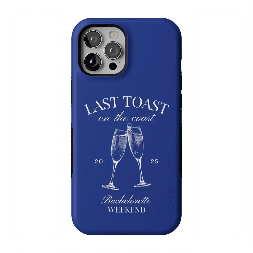 Last Toast | Blue Coastal Bachelorette Case