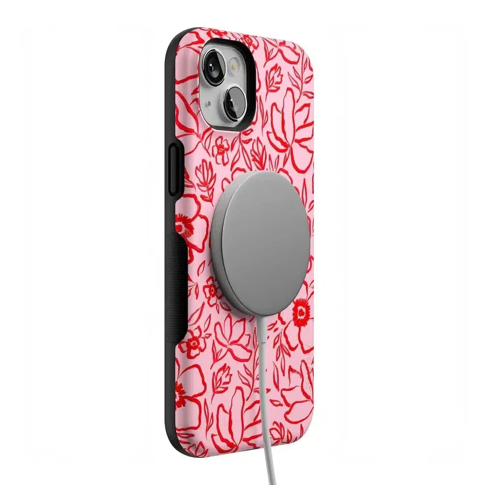 Blush Garden | Floral Doodle Case