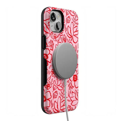 Blush Garden | Floral Doodle Case