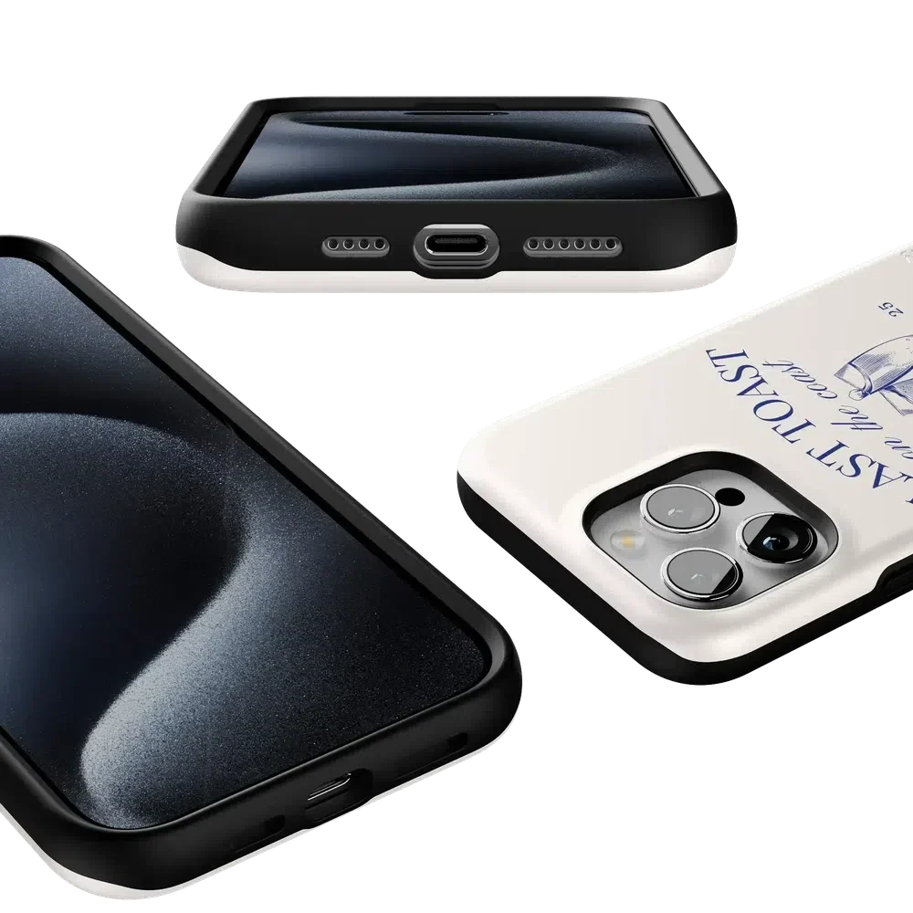 Last Toast | Off-White Coastal Bachelorette Case