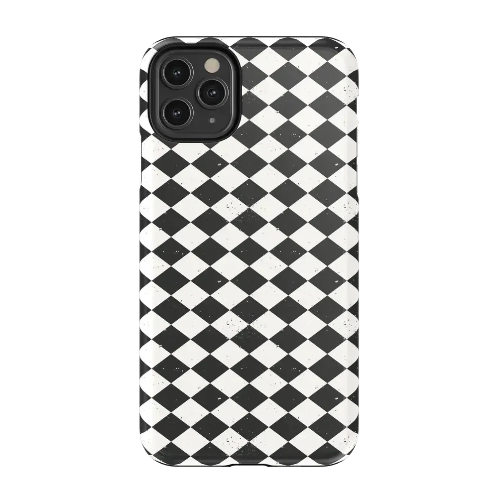 Salem's Hex | Black & White Checkered Case