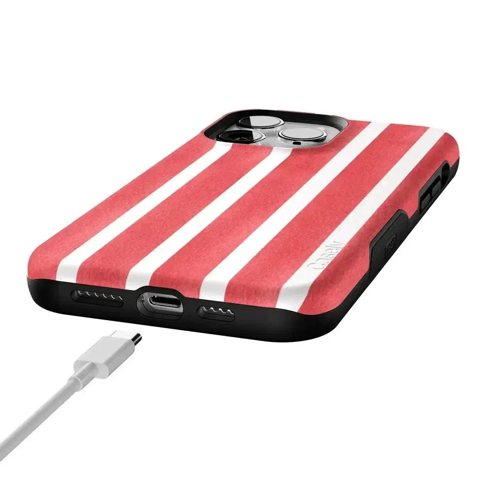 East Coast Summer | Red Stripes Case