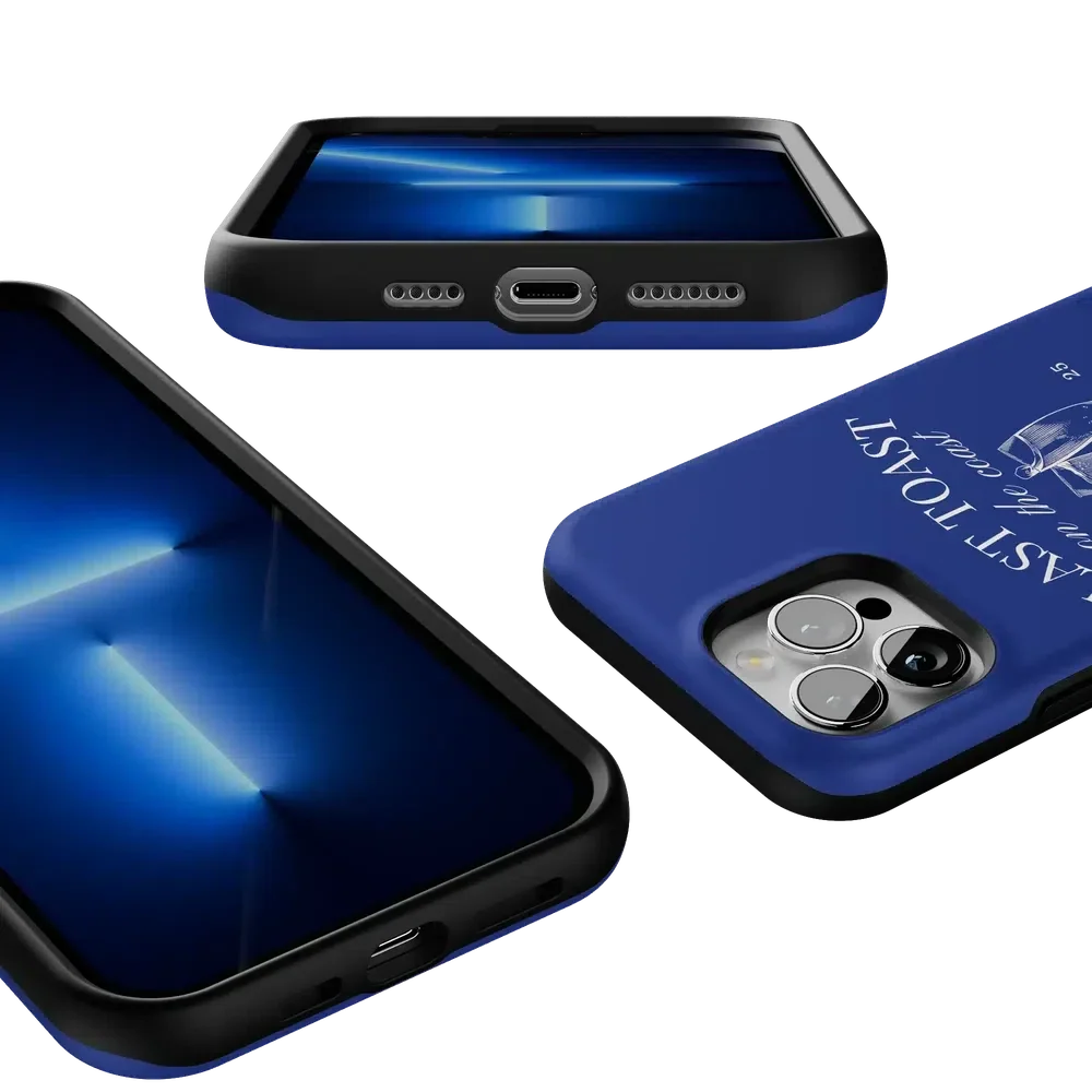 Last Toast | Blue Coastal Bachelorette Case