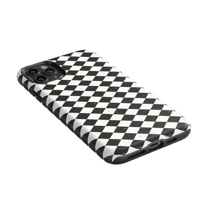 Salem's Hex | Black & White Checkered Case