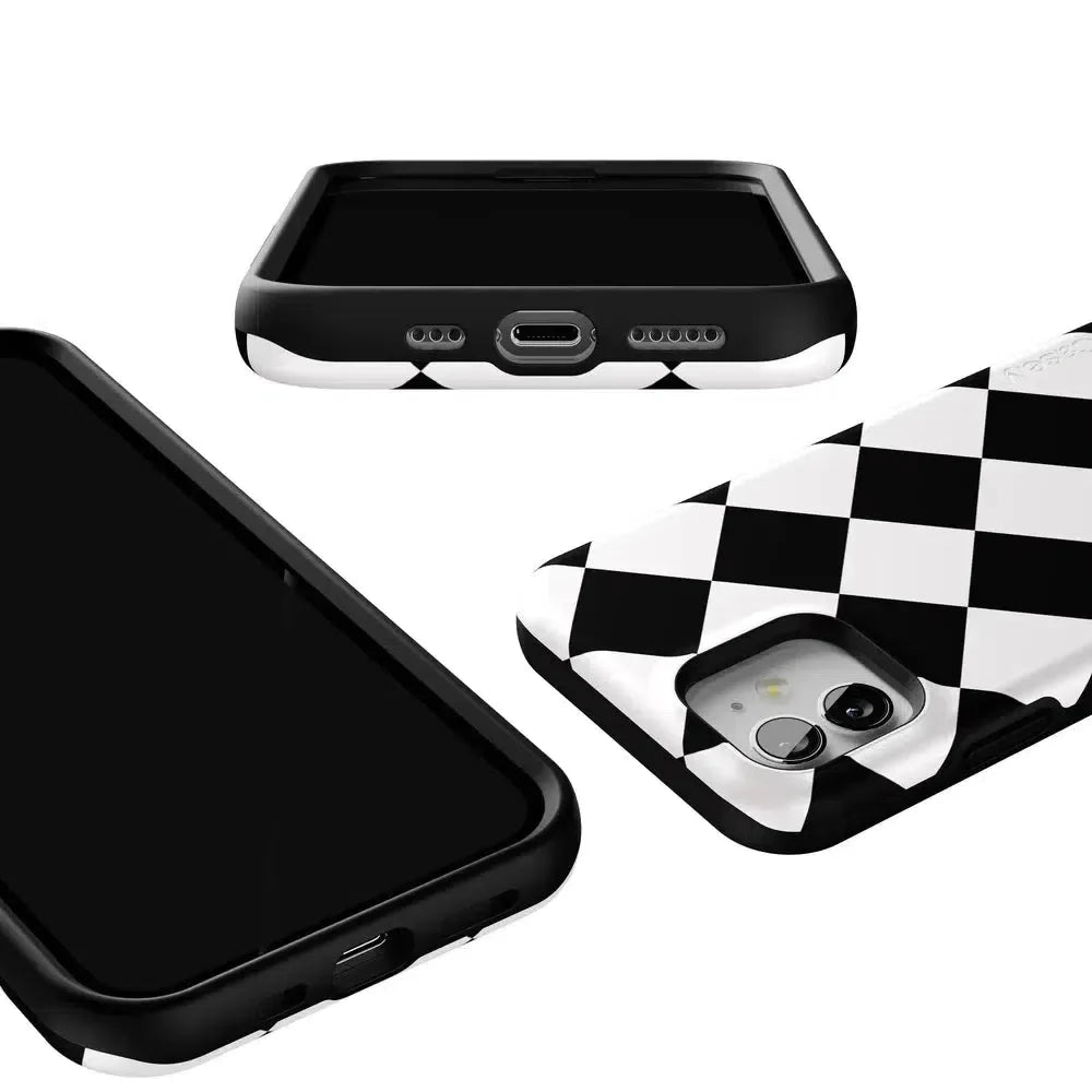 Black Checkerboard | High Contrast Design Case