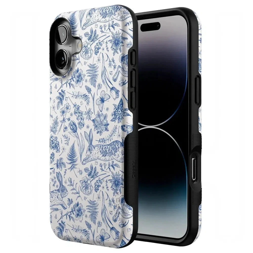 Hop & Bloom | Bunny Toile Case