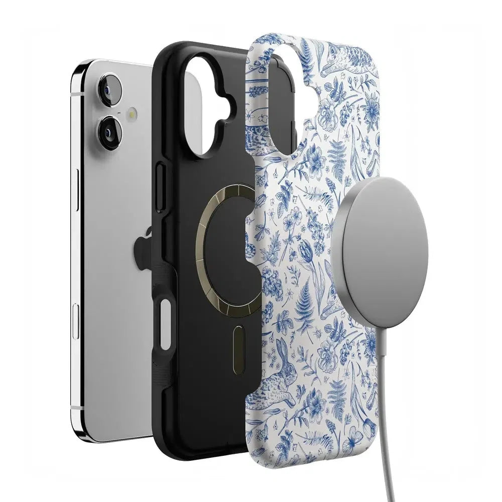 Hop & Bloom | Bunny Toile Case