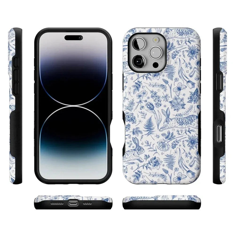 Hop & Bloom | Bunny Toile Case