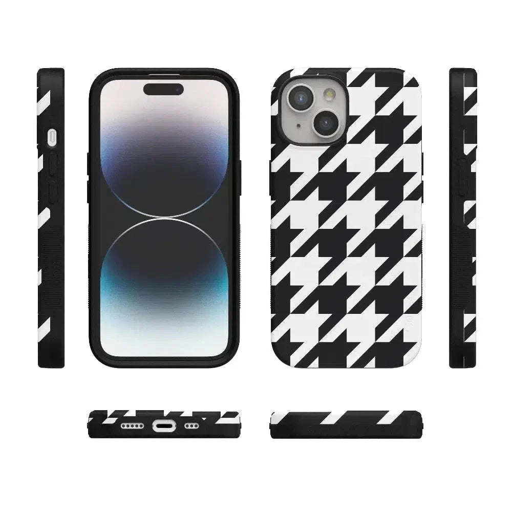 Houndstooth | High Contrast Design Case