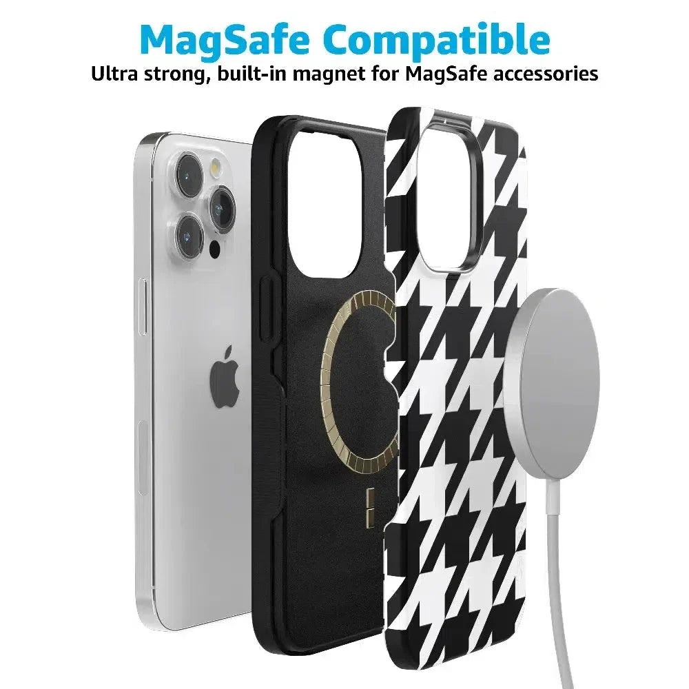 Houndstooth | High Contrast Design Case