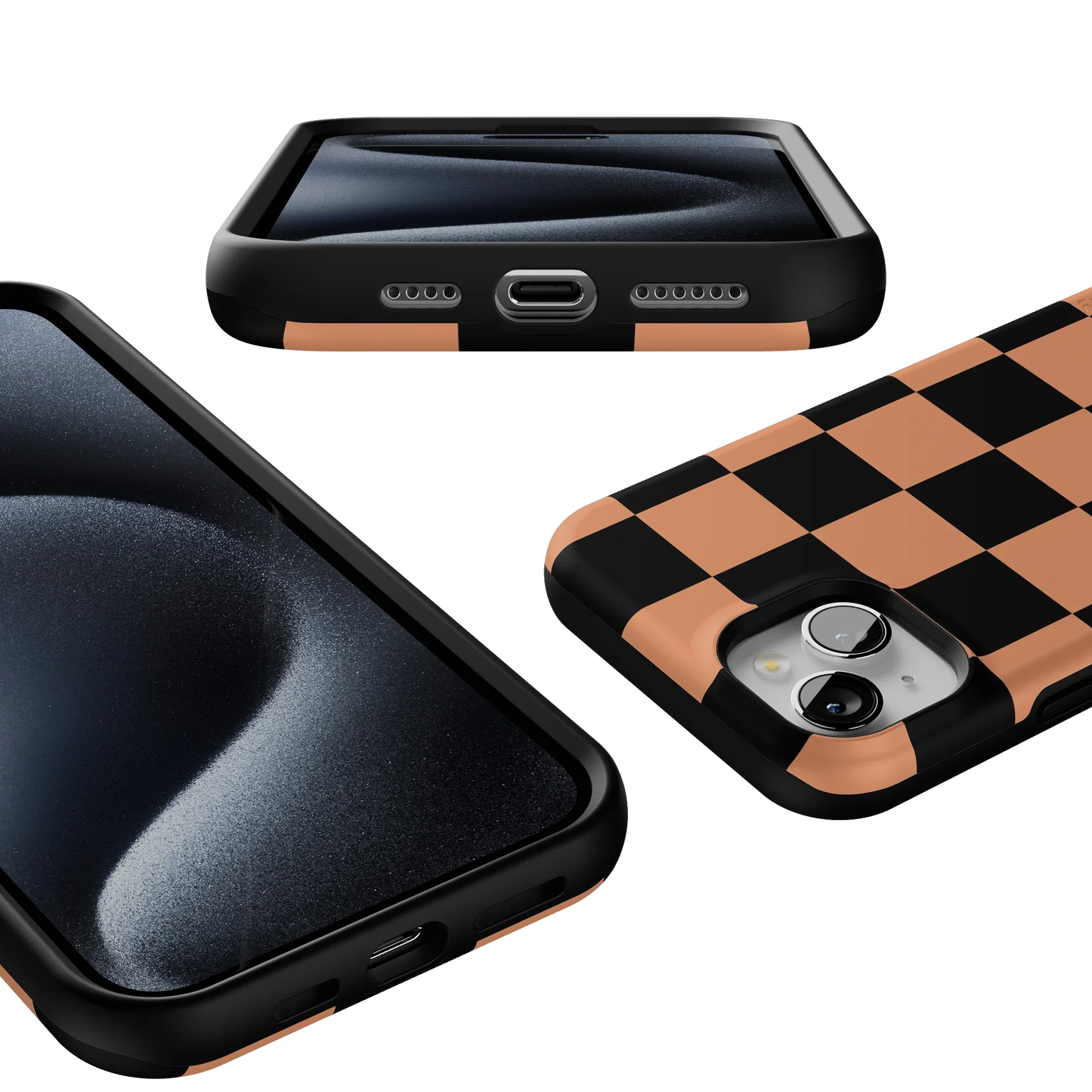 Fit Check | Black & Brown Checkerboard Case