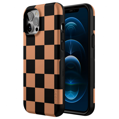 Fit Check | Black & Brown Checkerboard Case