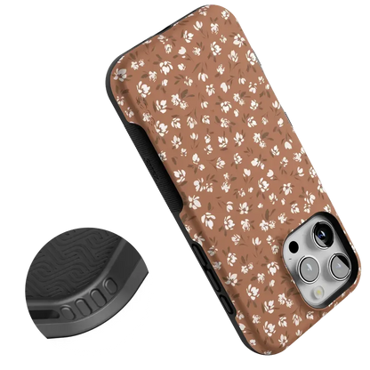 Mocha Meadow | Tiny Flowers Case