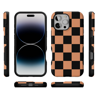 Fit Check | Black & Brown Checkerboard Case