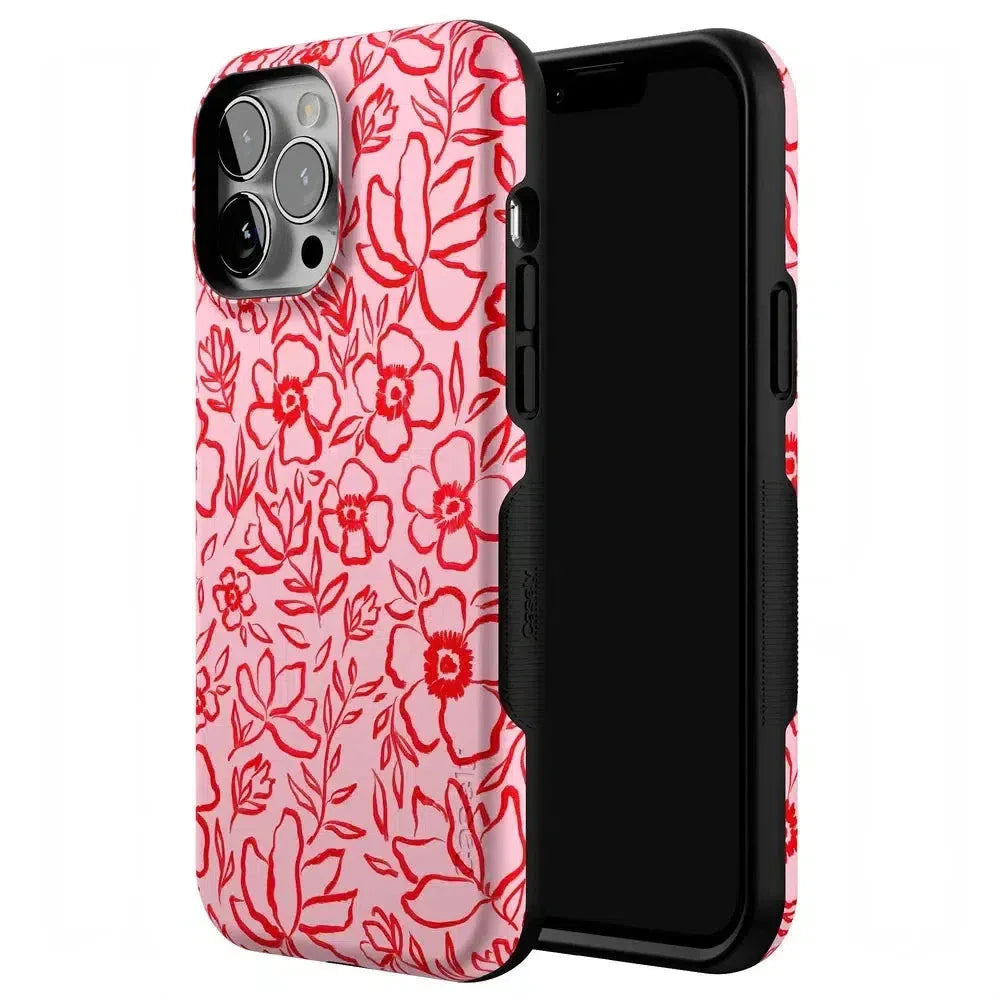 Blush Garden | Floral Doodle Case