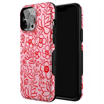 Blush Garden | Floral Doodle Case