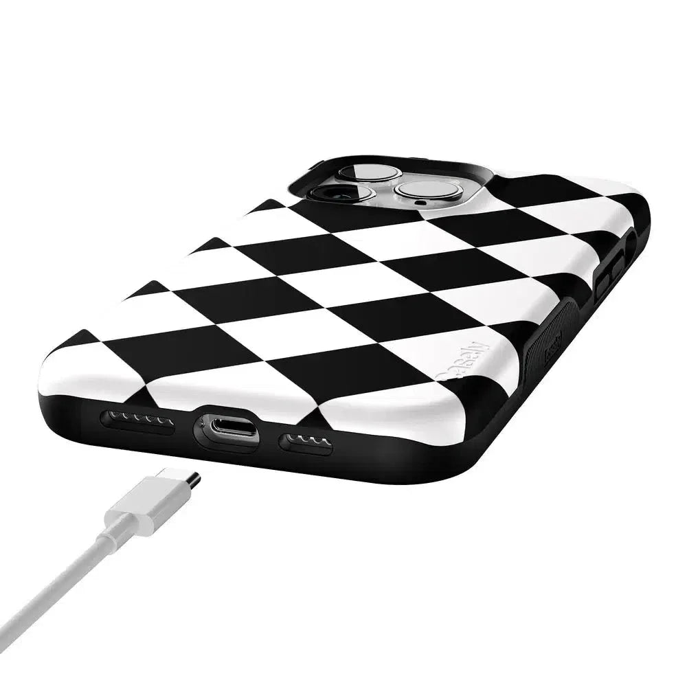 Black Checkerboard | High Contrast Design Case