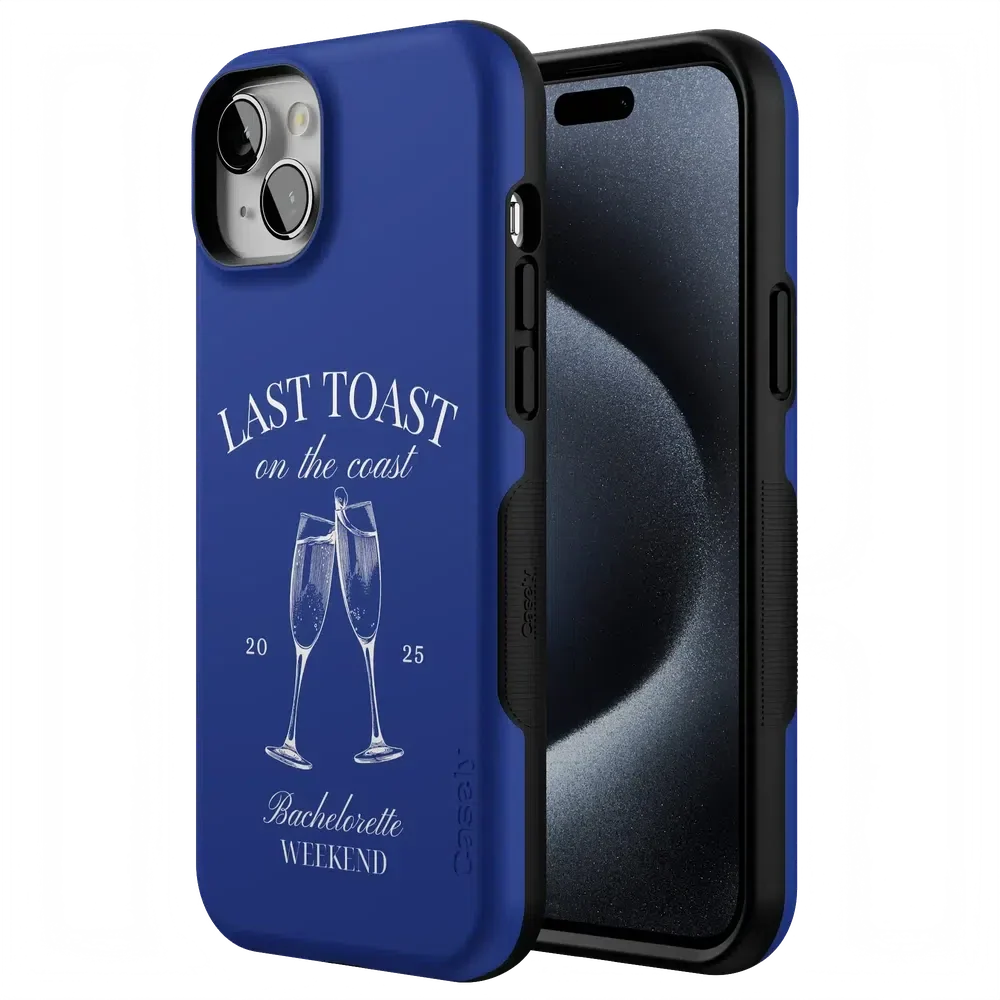 Last Toast | Blue Coastal Bachelorette Case