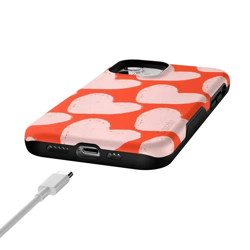 Love You More | Heart Doodle Case