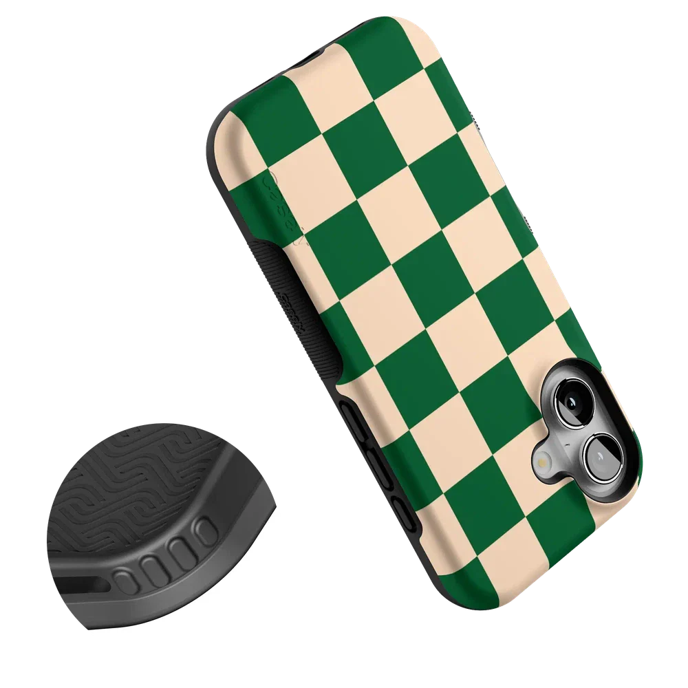 Fit Check | Green Checkerboard Case