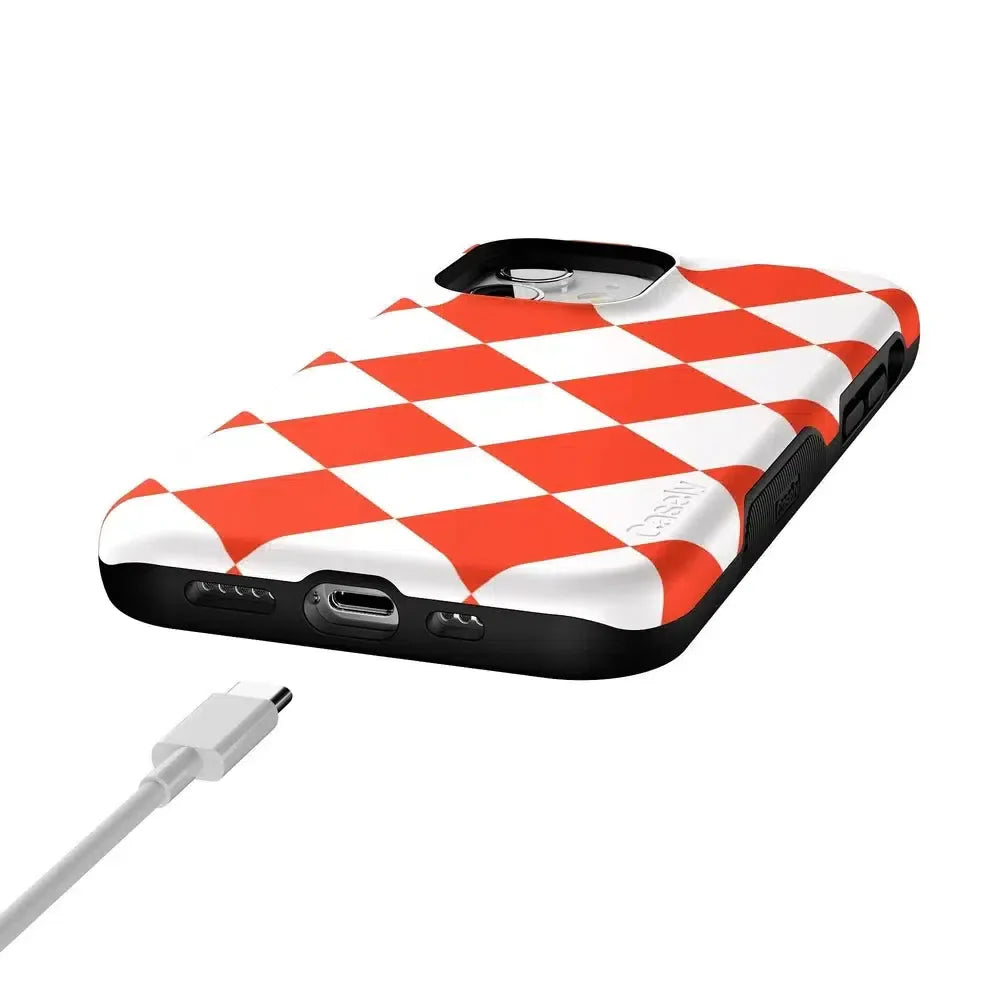 Red Checkerboard | High Contrast Design Case