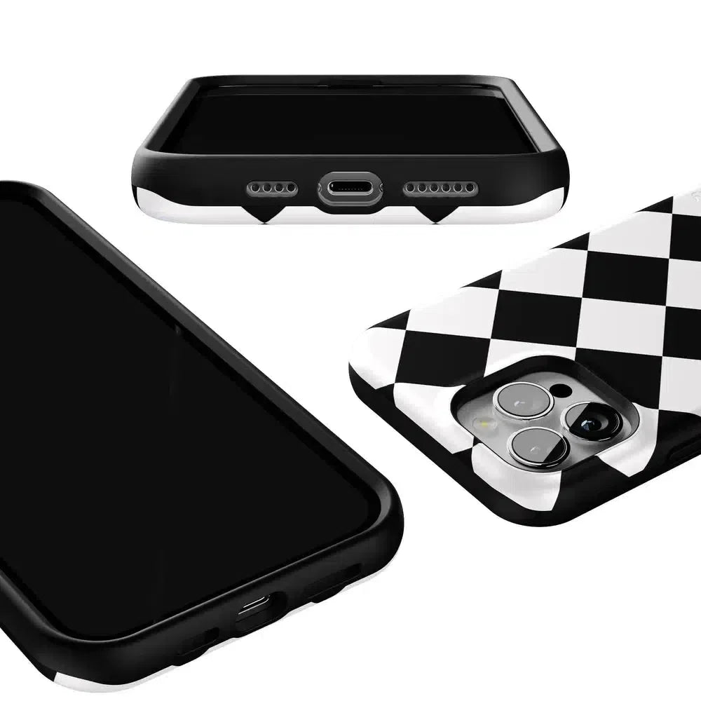 Black Checkerboard | High Contrast Design Case
