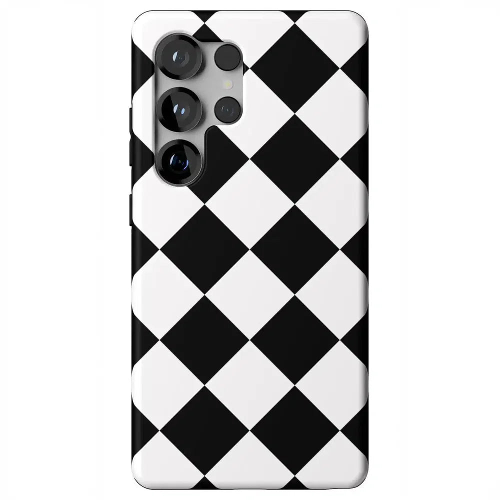 Black Checkerboard | High Contrast Design Case