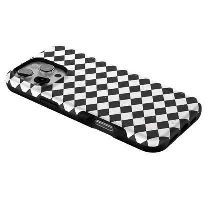 Salem's Hex | Black & White Checkered Case