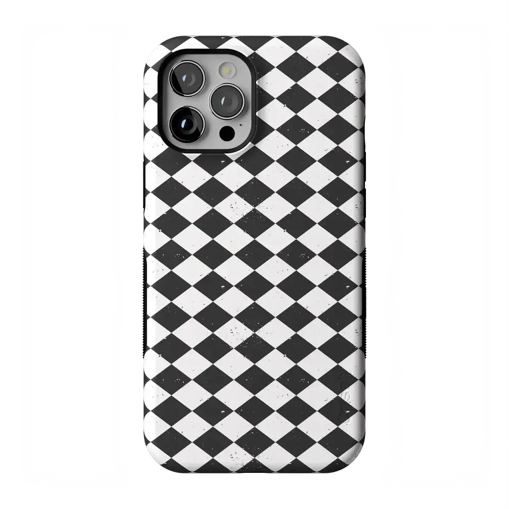 Salem's Hex | Black & White Checkered Case