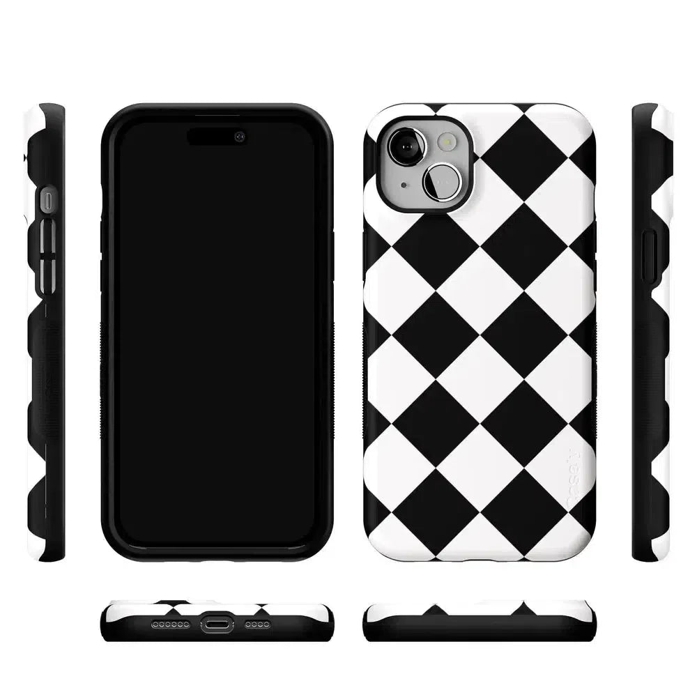 Black Checkerboard | High Contrast Design Case