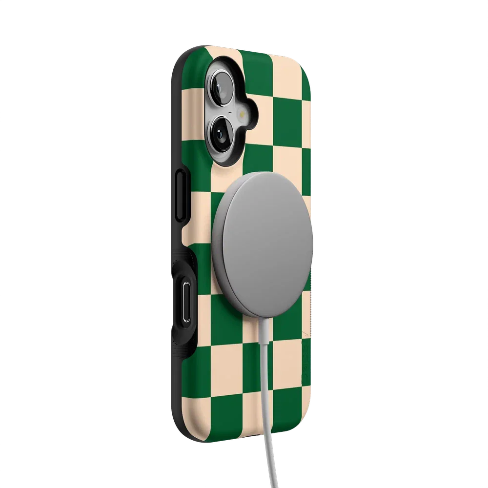Fit Check | Green Checkerboard Case