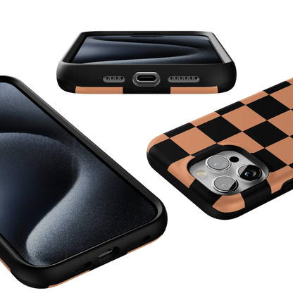 Fit Check | Black & Brown Checkerboard Case