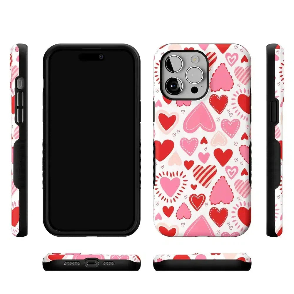 Love Struck | Heart Stickers Case