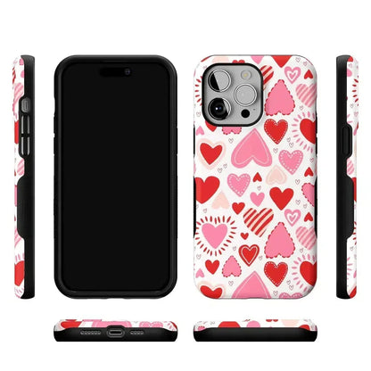 Love Struck | Heart Stickers Case