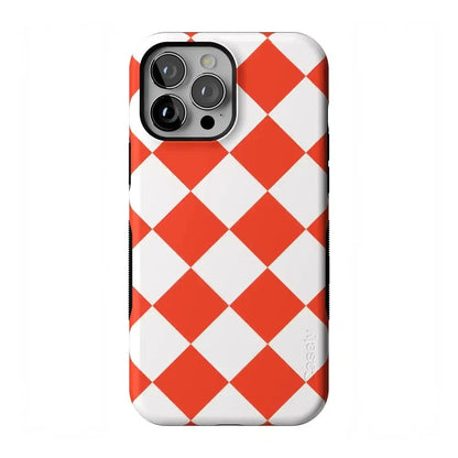 Red Checkerboard | High Contrast Design Case