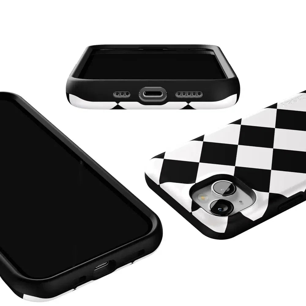 Black Checkerboard | High Contrast Design Case