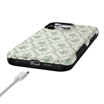 Sage Tapestry | Floral Vines Case