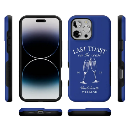Last Toast | Blue Coastal Bachelorette Case