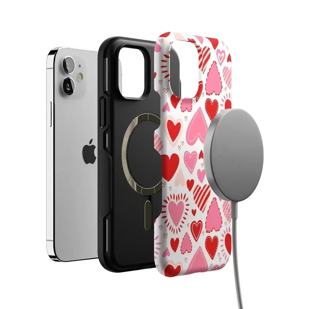 Love Struck | Heart Stickers Case