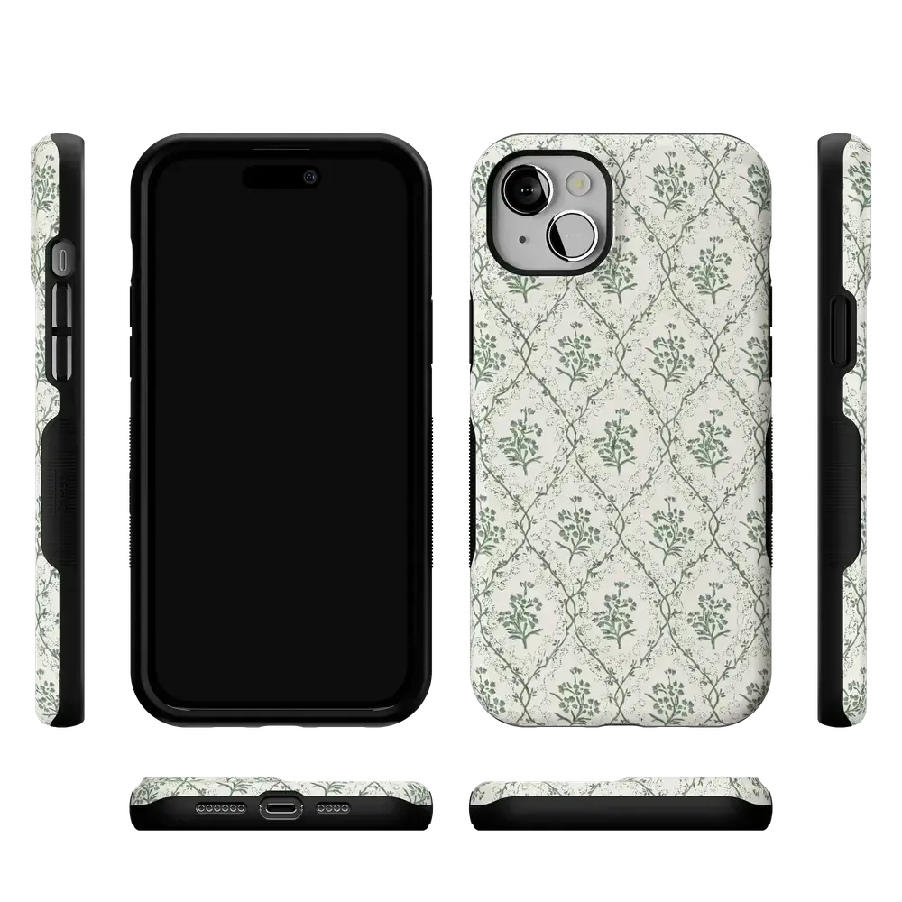 Sage Tapestry | Floral Vines Case