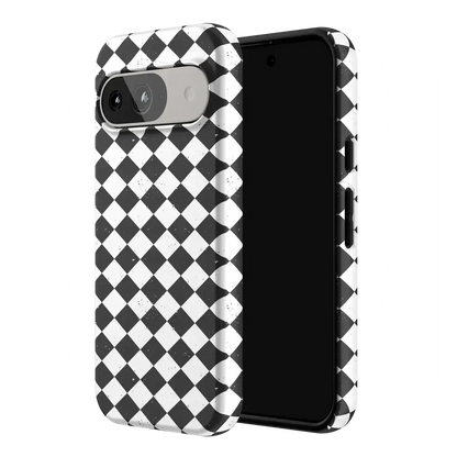 Salem's Hex | Black & White Checkered Case